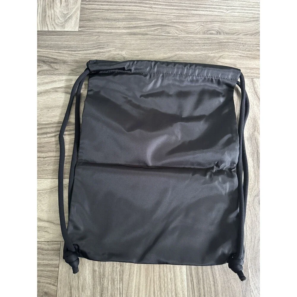 Alphalete Athletics Classic Drawstring Global Impact String Backpack Black